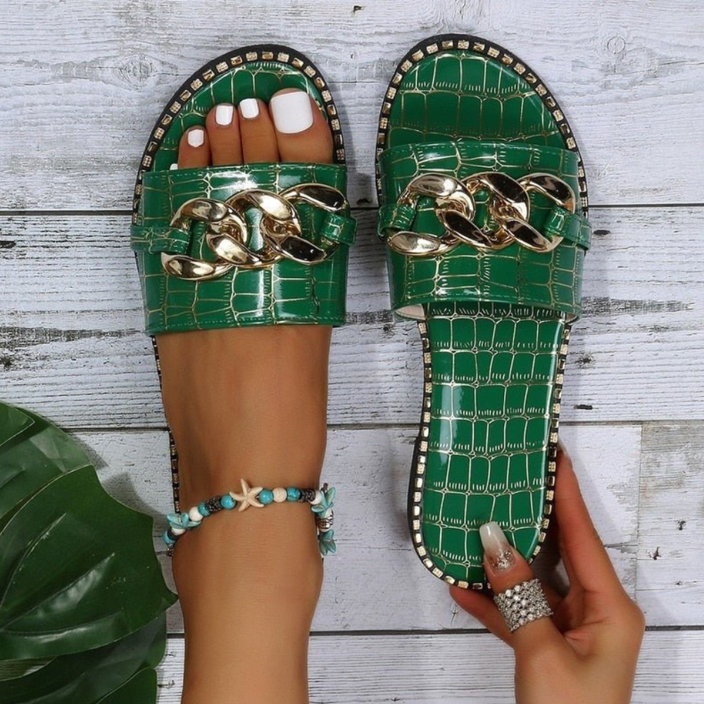 Rasteirinha Feminina Celeste