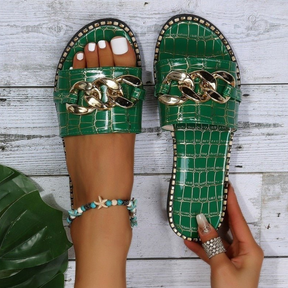 Rasteirinha Feminina Celeste